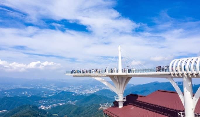 Balwangsan缆车与Skywalk优惠门票